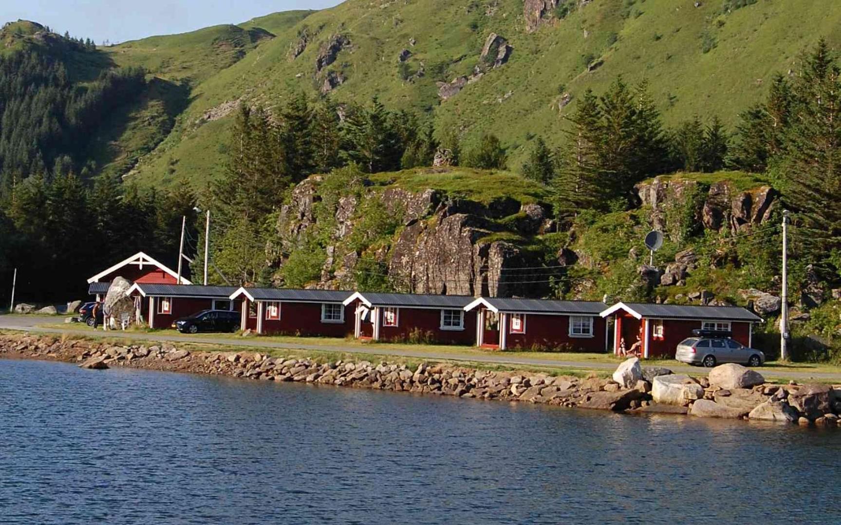 Brustranda Fjordcamping Valberg Esterno foto