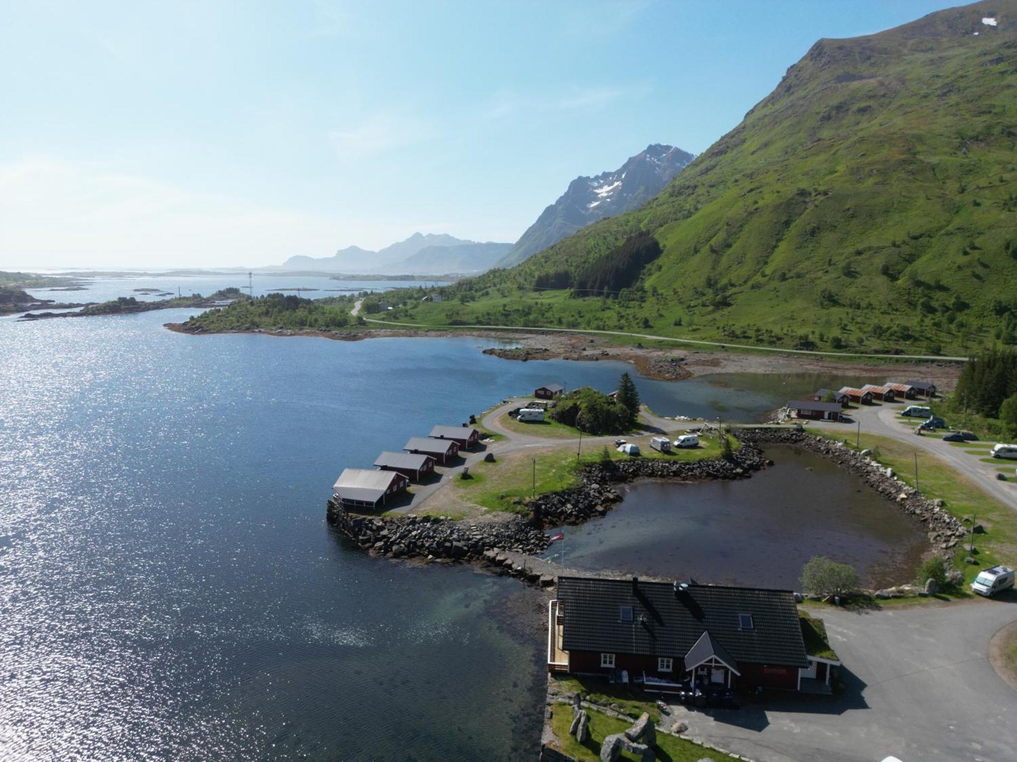 Brustranda Fjordcamping Valberg Esterno foto